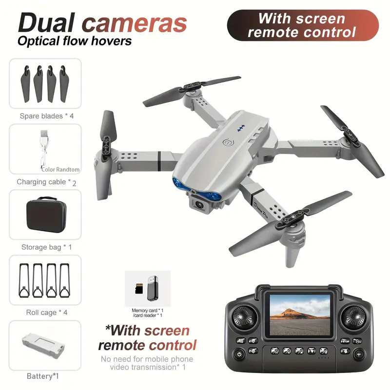 NNETM Folding Drone with Dual HD Camera
