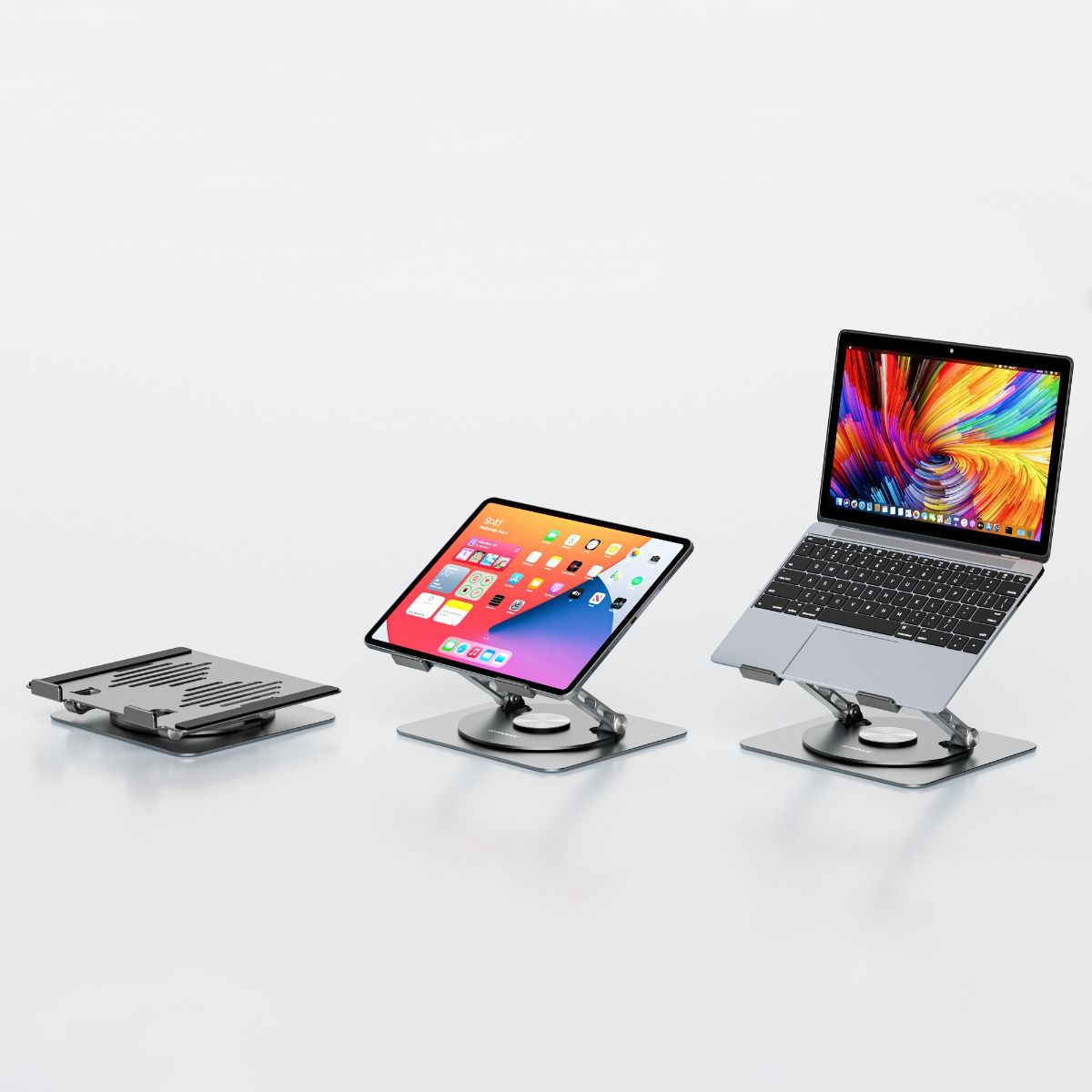 NNEDSZ mbeat Stage S7 Rotating and Height-Adjustable Laptop Stand - Space Grey